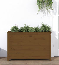Hochbeet Honigbraun 119,5x40x78 cm Massivholz Kiefer