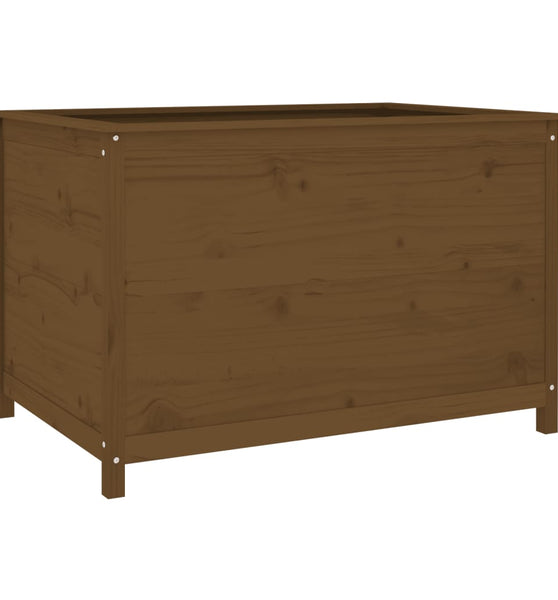 Hochbeet Honigbraun 119,5x82,5x78 cm Massivholz Kiefer