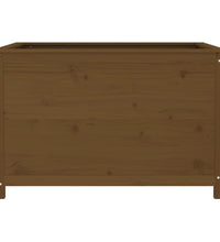Hochbeet Honigbraun 119,5x82,5x78 cm Massivholz Kiefer