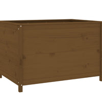 Hochbeet Honigbraun 119,5x82,5x78 cm Massivholz Kiefer