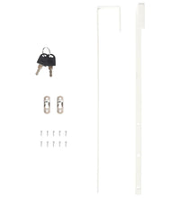 Spiegel-Schmuckschrank mit LED-Beleuchtung Wandmontage Schwarz