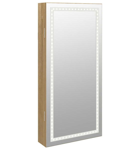 Spiegel-Schmuckschrank mit LED-Beleuchtung Wandmontage