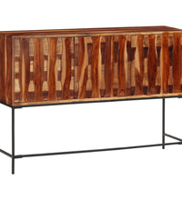 Sideboard 110x28x76 cm Massivholz Akazie