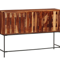 Sideboard 110x28x76 cm Massivholz Akazie