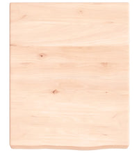 Wandregal 40x50x(2-6) cm Massivholz Eiche Unbehandelt