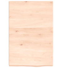 Wandregal 40x60x(2-4) cm Massivholz Eiche Unbehandelt