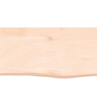 Wandregal 60x30x(2-6) cm Massivholz Eiche Unbehandelt