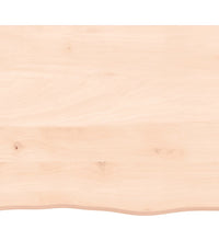 Wandregal 60x50x(2-6) cm Massivholz Eiche Unbehandelt