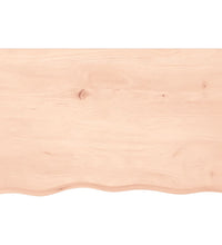 Wandregal 80x50x(2-4) cm Massivholz Eiche Unbehandelt
