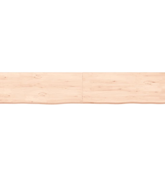 Wandregal 160x30x(2-4) cm Massivholz Eiche Unbehandelt