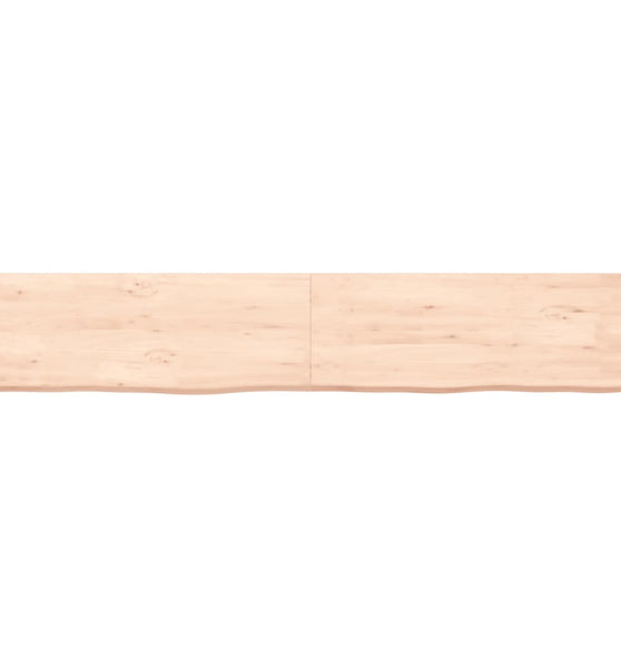Wandregal 160x30x(2-6) cm Massivholz Eiche Unbehandelt