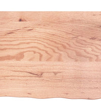 Wandregal Hellbraun 60x50x(2-6) cm Massivholz Eiche Behandelt