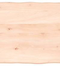 Tischplatte 40x40x(2-4) cm Massivholz Unbehandelt Baumkante