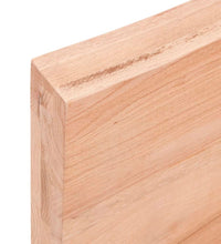Tischplatte 40x40x(2-6) cm Massivholz Behandelt Baumkante