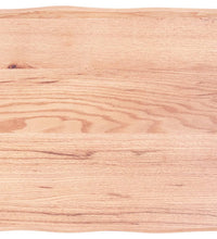Tischplatte 60x60x(2-4) cm Massivholz Behandelt Baumkante