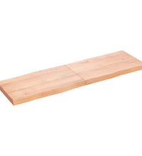 Tischplatte 160x50x(2-6) cm Massivholz Behandelt Baumkante