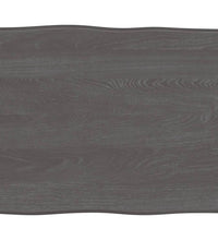 Tischplatte 60x50x(2-4) cm Massivholz Behandelt Baumkante