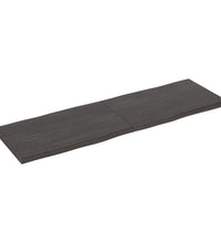 Tischplatte 160x50x(2-4) cm Massivholz Behandelt Baumkante