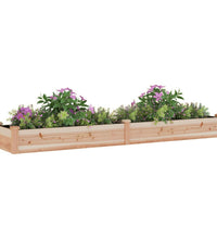 Hochbeet mit Einsatz 240x45x25 cm Massivholz Tanne
