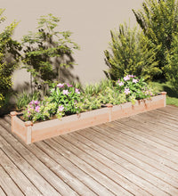 Hochbeet mit Einsatz 240x45x25 cm Massivholz Tanne
