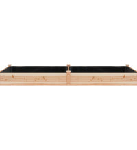 Hochbeet mit Einsatz 240x120x25 cm Massivholz Tanne