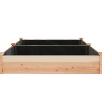 Hochbeet mit Einsatz 240x120x25 cm Massivholz Tanne