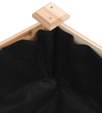 Hochbeet mit Einsatz 240x120x25 cm Massivholz Tanne