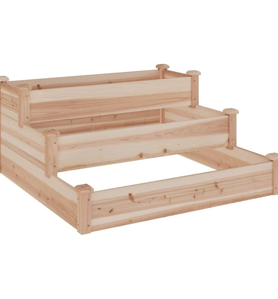 Hochbeet 120x120x56 cm Massivholz Tanne