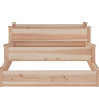 Hochbeet 120x120x56 cm Massivholz Tanne