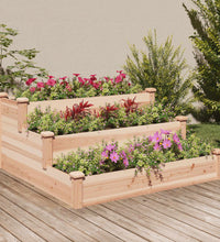 Hochbeet 120x120x56 cm Massivholz Tanne