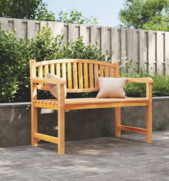 Gartenbank 114x59x87 cm Massivholz Teak