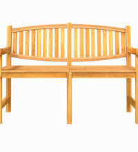 Gartenbank 149,5x60x90 cm Massivholz Teak