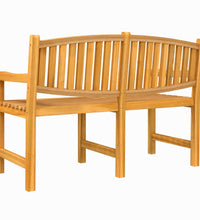 Gartenbank 149,5x60x90 cm Massivholz Teak