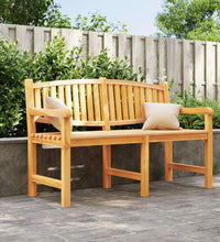 Gartenbank 149,5x60x90 cm Massivholz Teak