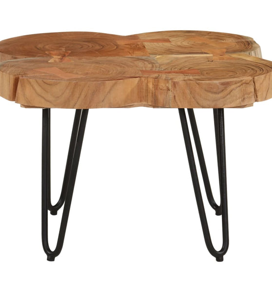 Couchtisch 36 cm 4 Stämme Massivholz Akazie