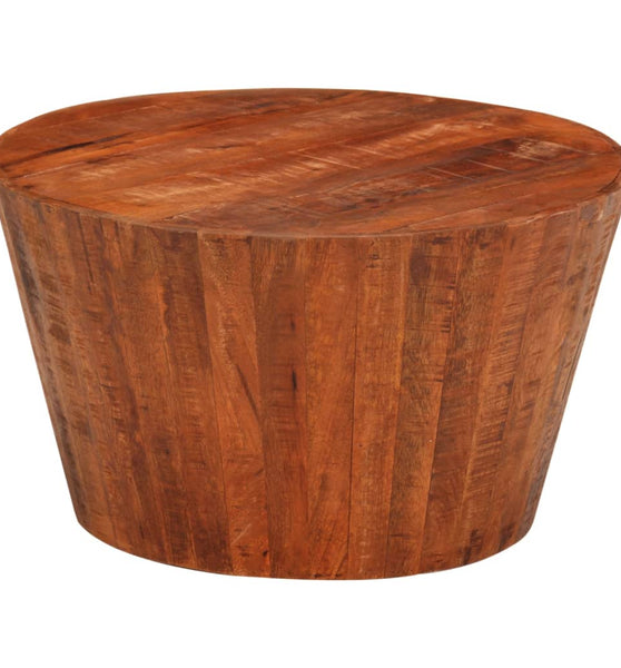 Couchtisch Ø 52x30 cm Massivholz Mango