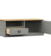 TV-Schrank VIGO Grau 106x40x40 cm Massivholz Kiefer