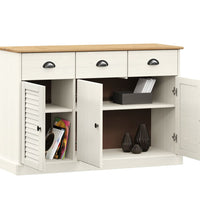 Sideboard mit Schubladen VIGO 113x40x75 cm Massivholz Kiefer