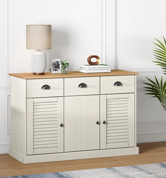 Sideboard mit Schubladen VIGO 113x40x75 cm Massivholz Kiefer