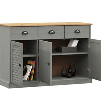 Sideboard mit Schubladen VIGO 113x40x75 cm Massivholz Kiefer