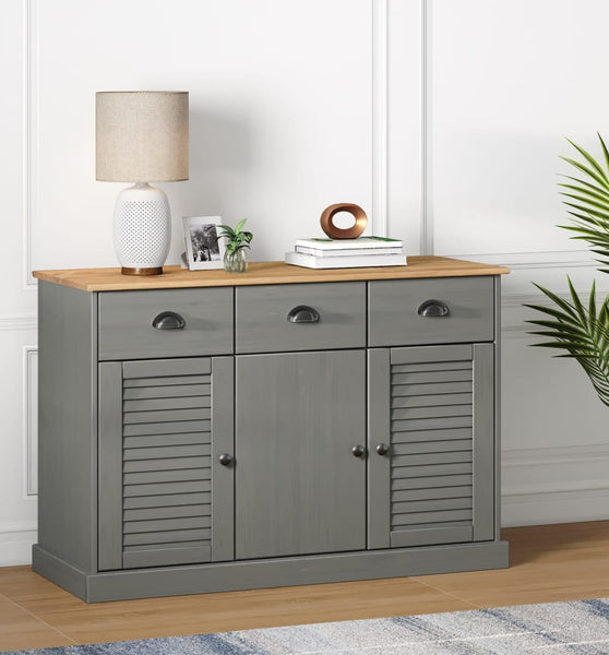 Sideboard mit Schubladen VIGO 113x40x75 cm Massivholz Kiefer