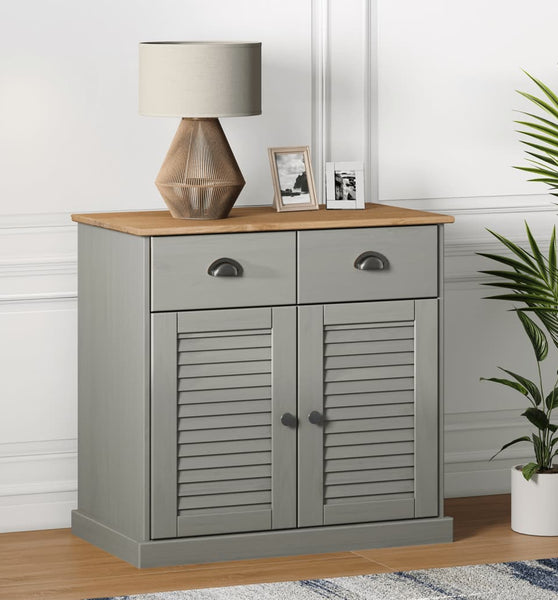 Sideboard mit Schubladen VIGO 78x40x75 cm Massivholz Kiefer