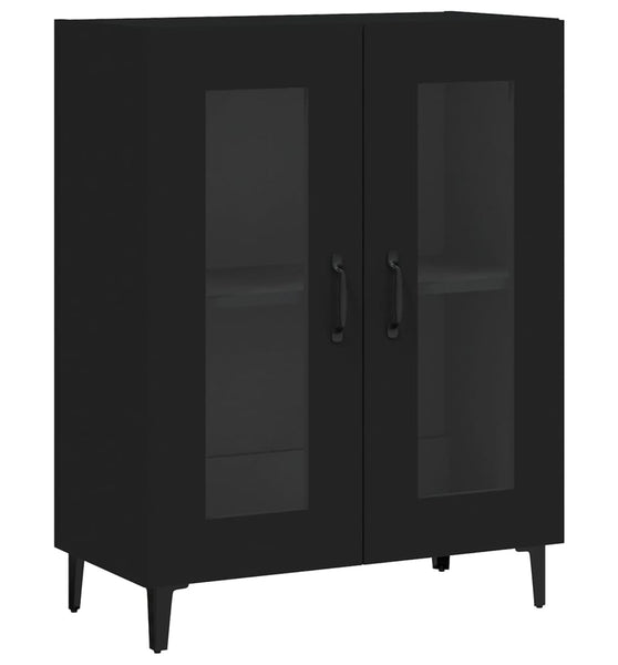 Sideboard Schwarz 69,5x34x90 cm Holzwerkstoff