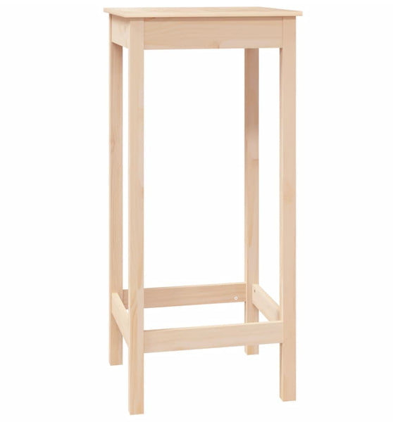 Bartisch 50x50x110 cm Massivholz Kiefer