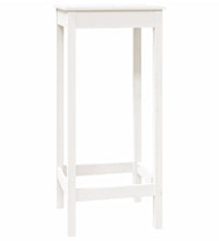 Bartisch Weiß 50x50x110 cm Massivholz Kiefer