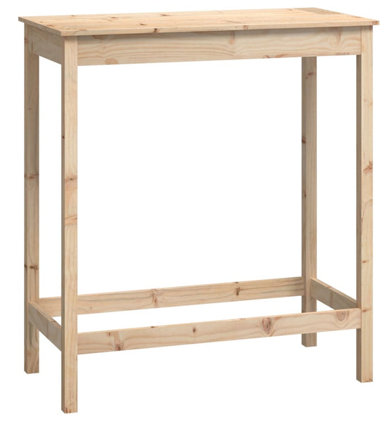 Bartisch 100x50x110 cm Massivholz Kiefer