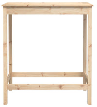 Bartisch 100x50x110 cm Massivholz Kiefer