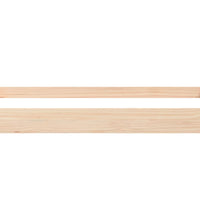 Wand-Schuhregale 2 Stk. 110x9x23 cm Massivholz Kiefer