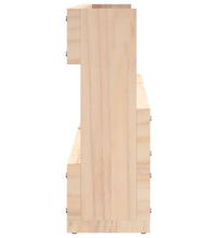 Wand-Schuhregale 2 Stk. 110x9x23 cm Massivholz Kiefer