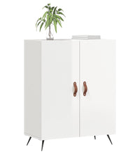 Sideboard Hochglanz-Weiß 69,5x34x90 cm Holzwerkstoff